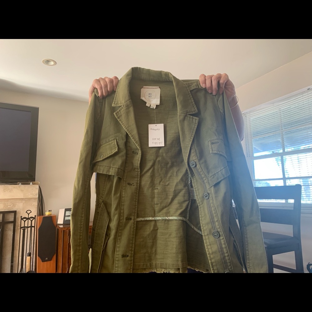 Anthropologie Army Jacket NWT